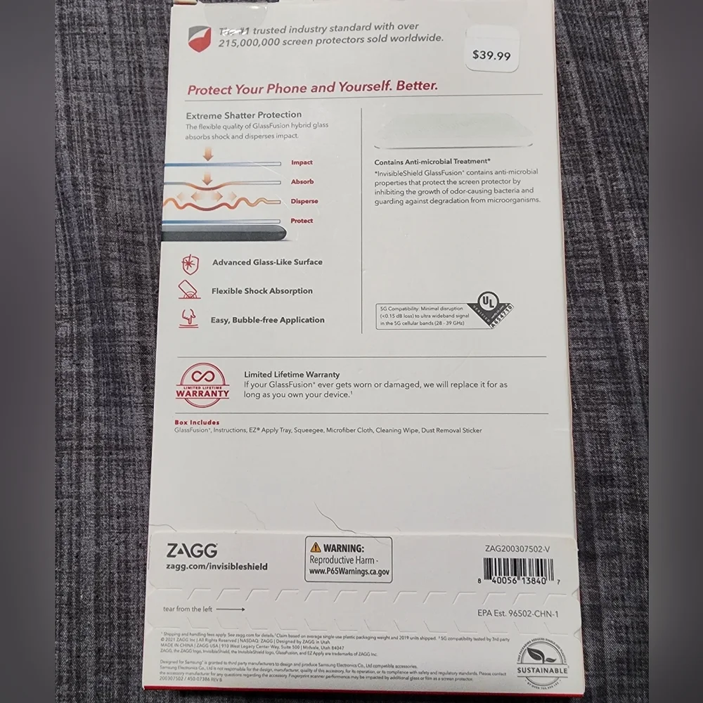 S21 Ultra hybrid glass screen protector